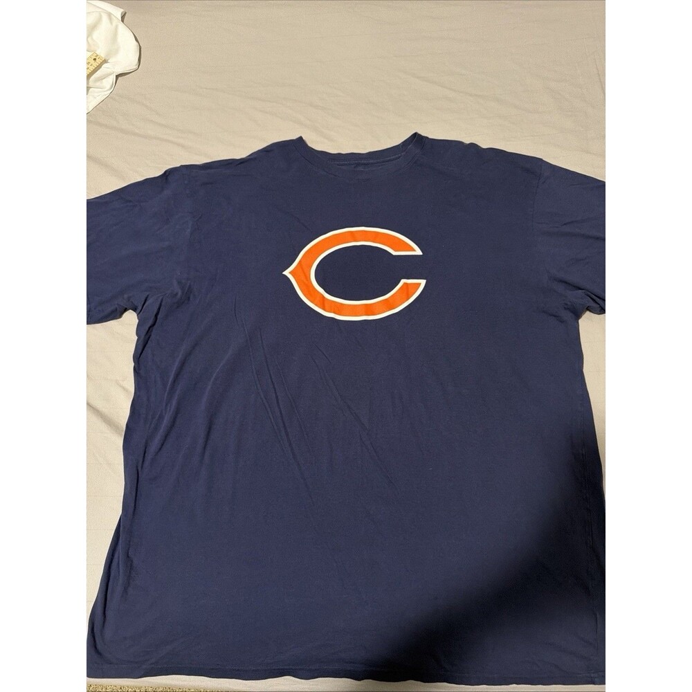 Fanatics Chicago Bears NFL Football Shirt Navy Short Sleeve Men's 3XB A0050